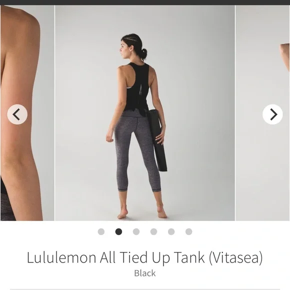 2 for $20// Lululemon All Tied Up Tank - Picture 5 of 9